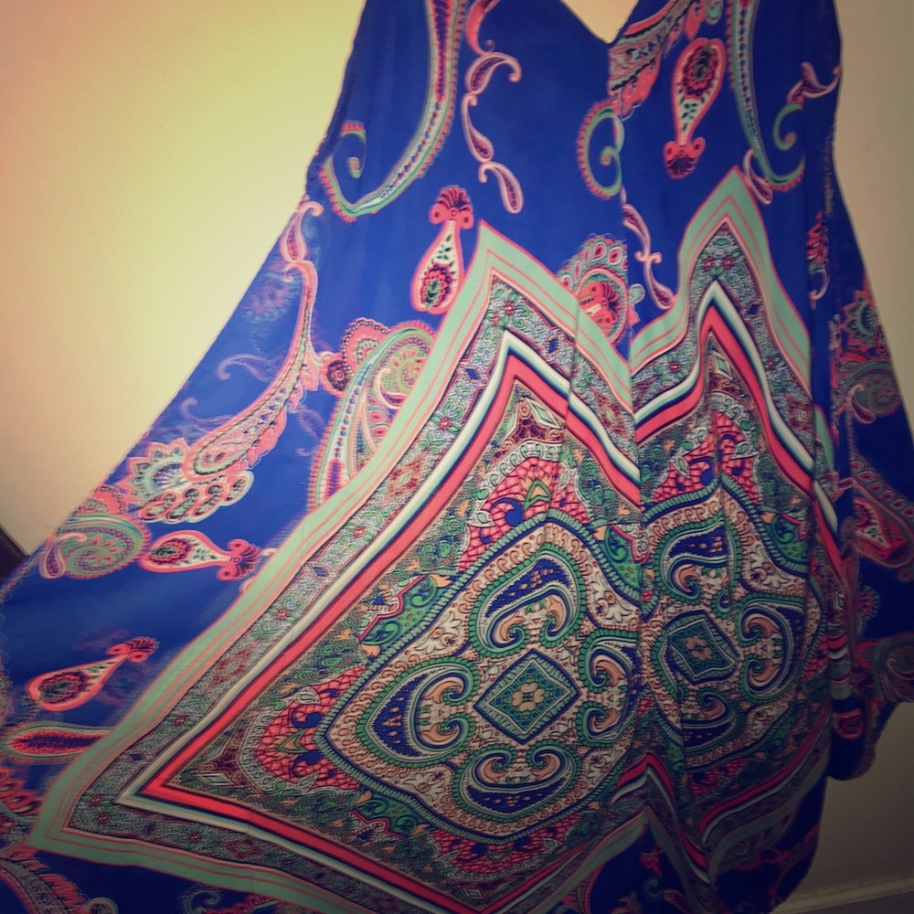 Colorful Paisley Sun Dress